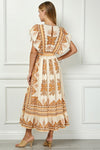 Print Midi Dress-Dress-See and Be Seen-Cream-Small-Inspired Wings Fashion