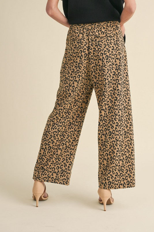 Wide Leg Leopard Pants-Pants-Jodifl-Taupe-Small-Inspired Wings Fashion