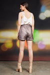 Metallic Shorts-shorts-Skies Are Blue-Bronze-XS-Inspired Wings Fashion