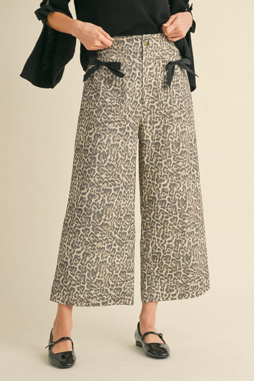 Cropped Leopard Pants-Pants-Jodifl-Animal-Small-Inspired Wings Fashion
