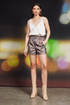 Metallic Shorts-shorts-Skies Are Blue-Bronze-XS-Inspired Wings Fashion