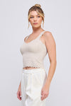 Pointelle Knit Bralette-bralette-Allie Rose-Oat-O/S-Inspired Wings Fashion