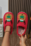 Plush Reindeer Slippers-Shoes-Kentce-Red-37/6.5-Inspired Wings Fashion