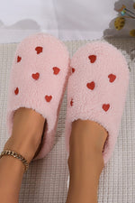 Plush Heart Slippers-Shoes-Kentce-Pink-36/5.5-Inspired Wings Fashion