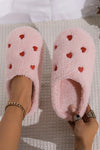 Plush Heart Slippers-Shoes-Kentce-Pink-36/5.5-Inspired Wings Fashion