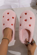 Plush Heart Slippers-Shoes-Kentce-Pink-36/5.5-Inspired Wings Fashion