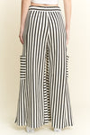 Wide Leg Stripe Pants-Pants-Jade by Jane-White/Black-Small-Inspired Wings Fashion