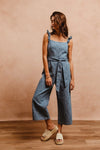 Leopard Scallop Edge Overalls-Overalls-BiBi-Leopard Denim-Small-Inspired Wings Fashion