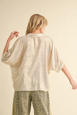 Metallic Dolman Sleeve Top-Shirts & Tops-Jodifl-Pearl-Small-Inspired Wings Fashion