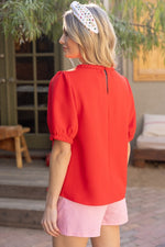 Braided Band Top-Shirts & Tops-VOY-Red-Small-Inspired Wings Fashion