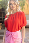 Braided Band Top-Shirts & Tops-VOY-Red-Small-Inspired Wings Fashion