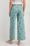 Western Print Twill Pants-Pants-Easel-Khaki-Small-Inspired Wings Fashion