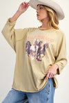 Wild Horses Print Top-Shirts & Tops-Easel-Faded Sage-Small-Inspired Wings Fashion