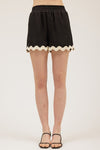 Contrast Scallop Set-Matching Set-Blu Pepper-Black-Small-Inspired Wings Fashion