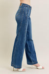 HW Wide Leg Trousers-Jeans-Judy Blue-Denim-0(24)-Inspired Wings Fashion