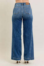 HW Wide Leg Trousers-Jeans-Judy Blue-Denim-0(24)-Inspired Wings Fashion