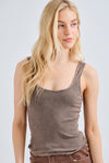 Mineral Washed Tank Top-Shirts & Tops-J Her-Ash Oak-Small-Inspired Wings Fashion