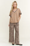 Mineral Washed Leopard Pants-Pants-J Her-Mocha-Small-Inspired Wings Fashion