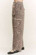 Mineral Washed Leopard Pants-Pants-J Her-Mocha-Small-Inspired Wings Fashion