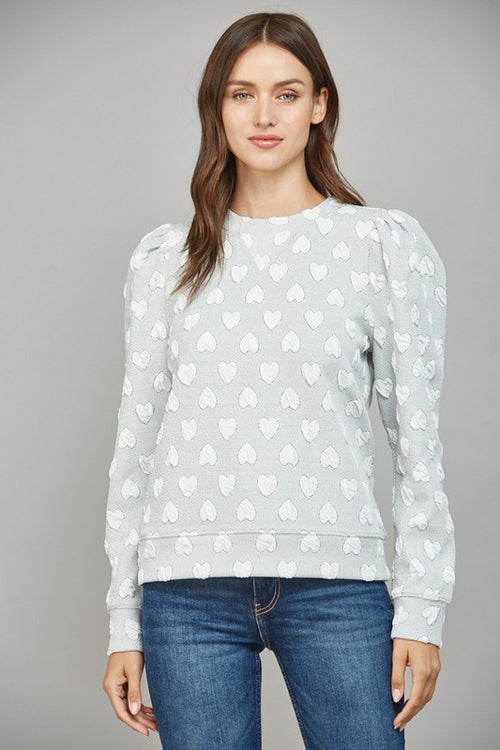 Heart Puff Top-Top-Fate by LFD-Gray-Small-Inspired Wings Fashion