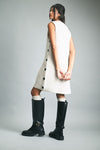Knit Sweater Mini Dress-Dress-Wishlist-Ecru-Small-Inspired Wings Fashion