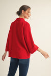 Hidden Button Top-Shirts & Tops-Jodifl-Red-Small-Inspired Wings Fashion