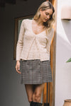 Pointelle Knit Scallop Top-Shirts & Tops-Skies Are Blue-Cream Biscuit-XS-Inspired Wings Fashion