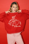 Lucky Baby Sweater-Sweaters-Bailey Rose-Cherry-XS-Inspired Wings Fashion