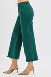 Tummy Control Pants-Pants-Risen Jeans-Hunter Green-1-Inspired Wings Fashion