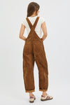 Corduroy Barrel Overalls-Overalls-Risen Jeans-Brown-Small-Inspired Wings Fashion