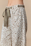 Leopard Grommet Pants-Pants-Peach Love California-Leopard-Small-Inspired Wings Fashion