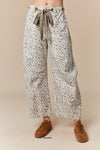 Leopard Grommet Pants-Pants-Peach Love California-Leopard-Small-Inspired Wings Fashion
