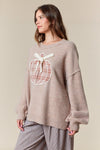 Plaid Pumpkin Sweater-sweater-Fantastic Fawn-Oatmeal-Small-Inspired Wings Fashion