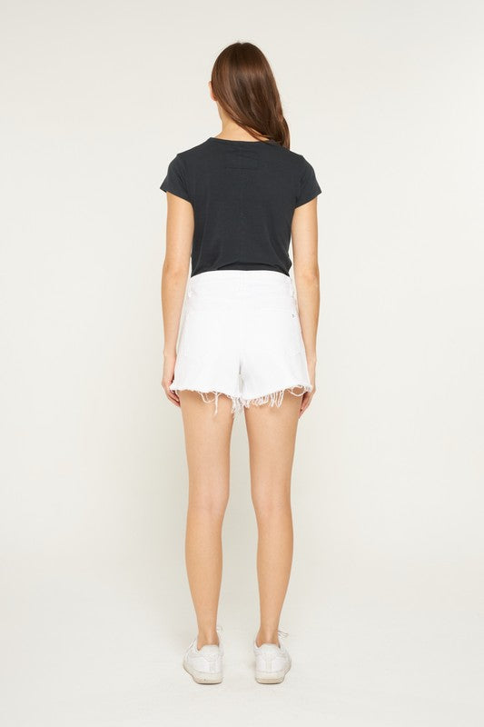 Vintage Shorts-shorts-MICA Denim-White-XS-Inspired Wings Fashion