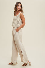 Crochet Detail Jumpsuit-Jumpsuit-Wishlist-Small-Inspired Wings Fashion