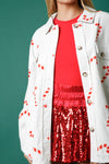 Candy Cane Corduroy Shacket-Shirts & Tops-Peach Love California-Small-White/Red-Inspired Wings Fashion