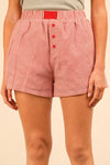 Stripe Boxer Shorts-Shorts-Very J-Red-Small-Inspired Wings Fashion