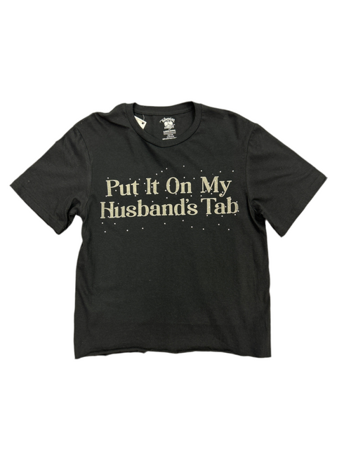 Husband's Tab Tee-Shirts & Tops-Bohemian Cowgirl-Black-Small-Inspired Wings Fashion