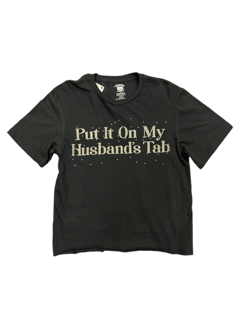 Husband's Tab Tee-Shirts & Tops-Bohemian Cowgirl-Black-Small-Inspired Wings Fashion