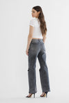 Distressed Knee Jeans-Jeans-MICA Denim-Oil-24-Inspired Wings Fashion