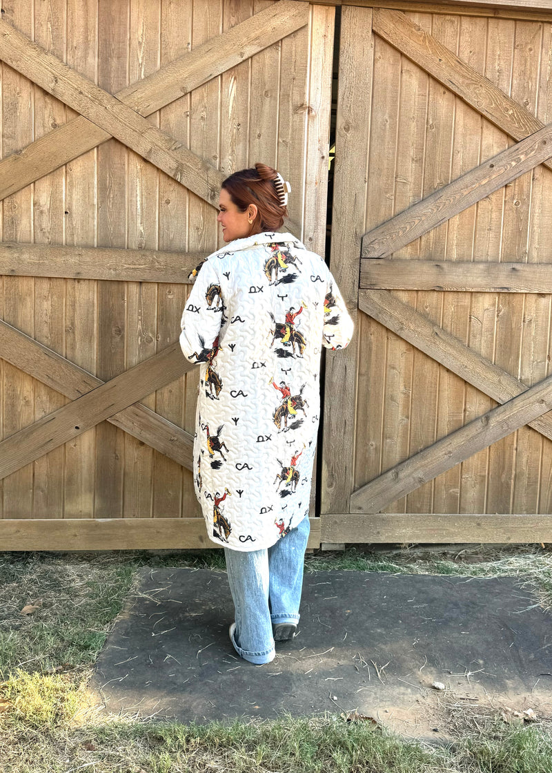 Lazy J Quilted Duster-Duster-Ida Mae-Linen-Small-Inspired Wings Fashion