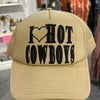 I Love Hot Cowboys Hat-Hat-Raisin Arrows-Beige-Inspired Wings Fashion