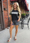Puff Howdy Graphic Tee-Shirts & Tops-Zutter-Black-Small-Inspired Wings Fashion