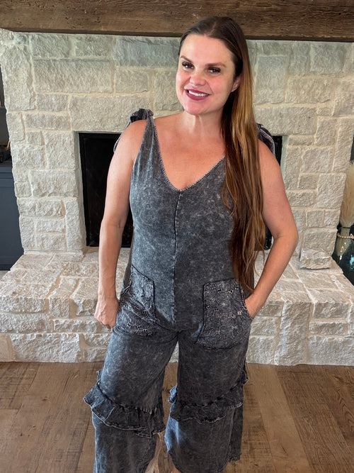 Mineral Washed Jumpsuit-Jumpsuit-J Her-Ashed Black-Small-Inspired Wings Fashion