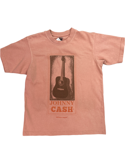 Jonny Cash Guitar Top-Top-Bohemian Cowgirl-Peach-Small-Inspired Wings Fashion