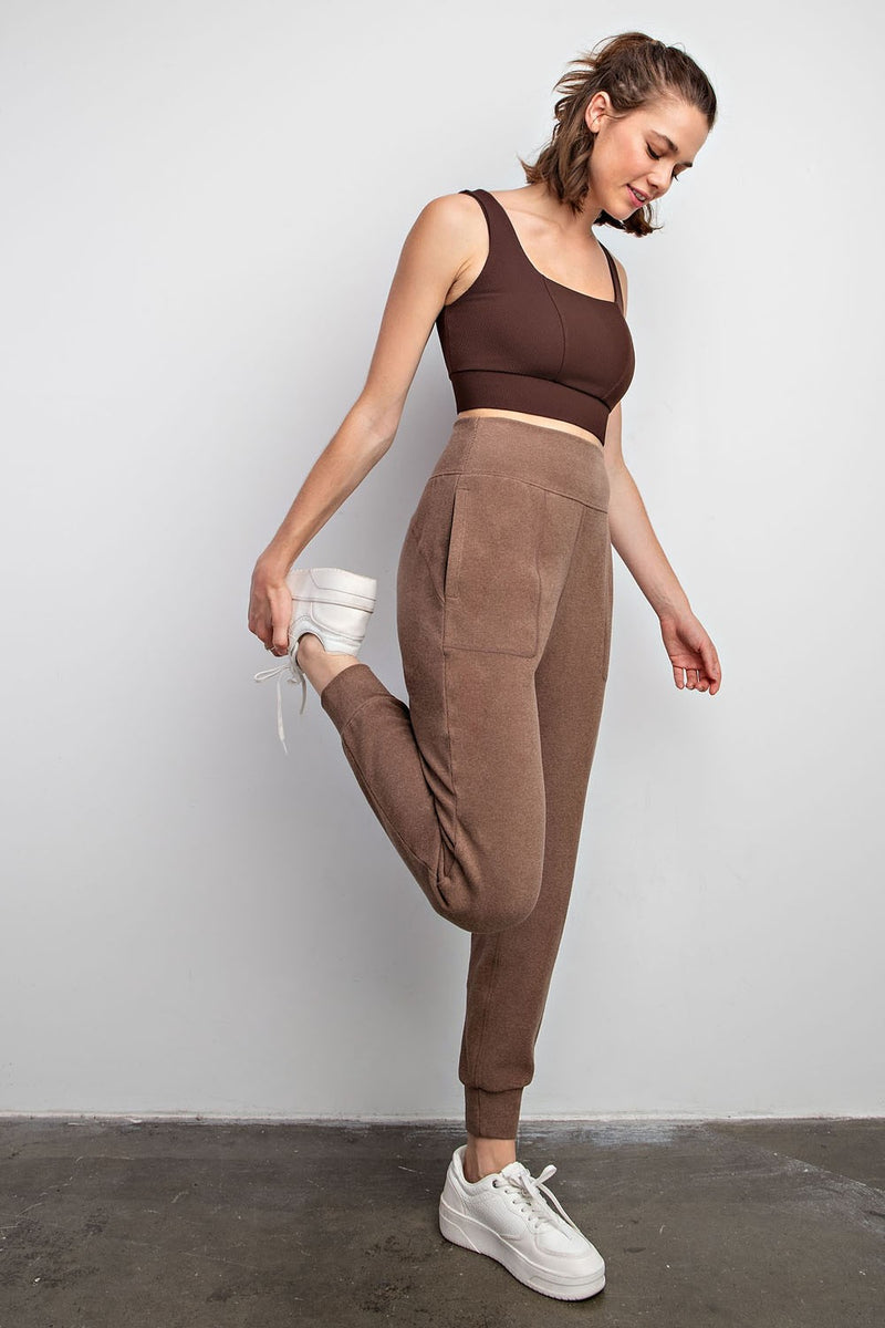 Full Length Jogger-Pants-Rae Mode-Small-Brown-Inspired Wings Fashion