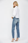 High Rise Straight Leg Jeans-Jeans-MICA Denim-24-Inspired Wings Fashion