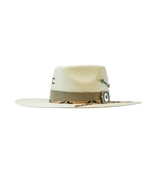 Charlie 1 Horse Spearpoint Straw Hat-Hats-Hatco-Natural-Small-Inspired Wings Fashion