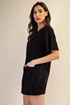 Reversible Summer Tee Romper-Romper-Rae Mode-Black-Small-Inspired Wings Fashion