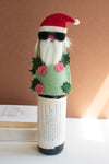 Felt Santa Bottle Topper-bottle topper-Kalalou-Cool Santa-Inspired Wings Fashion